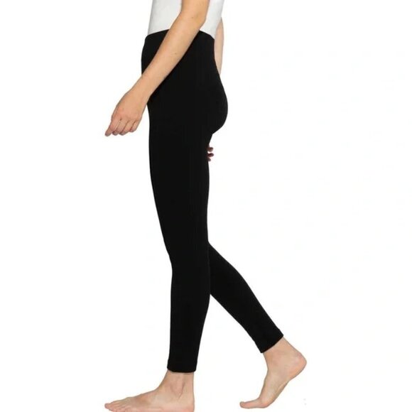 NEW Catherine Melandrino Fleece Lined Seamless Leggings 2 Pack - Picture 4 of 8